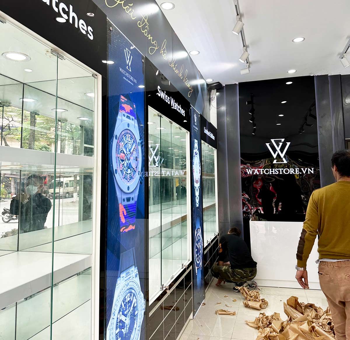 Quá trình thi công cửa hàng WatchStore thứ 4 tại 58 Trần Đăng Ninh, Cầu Giấy, Hà Nội - Ảnh 14