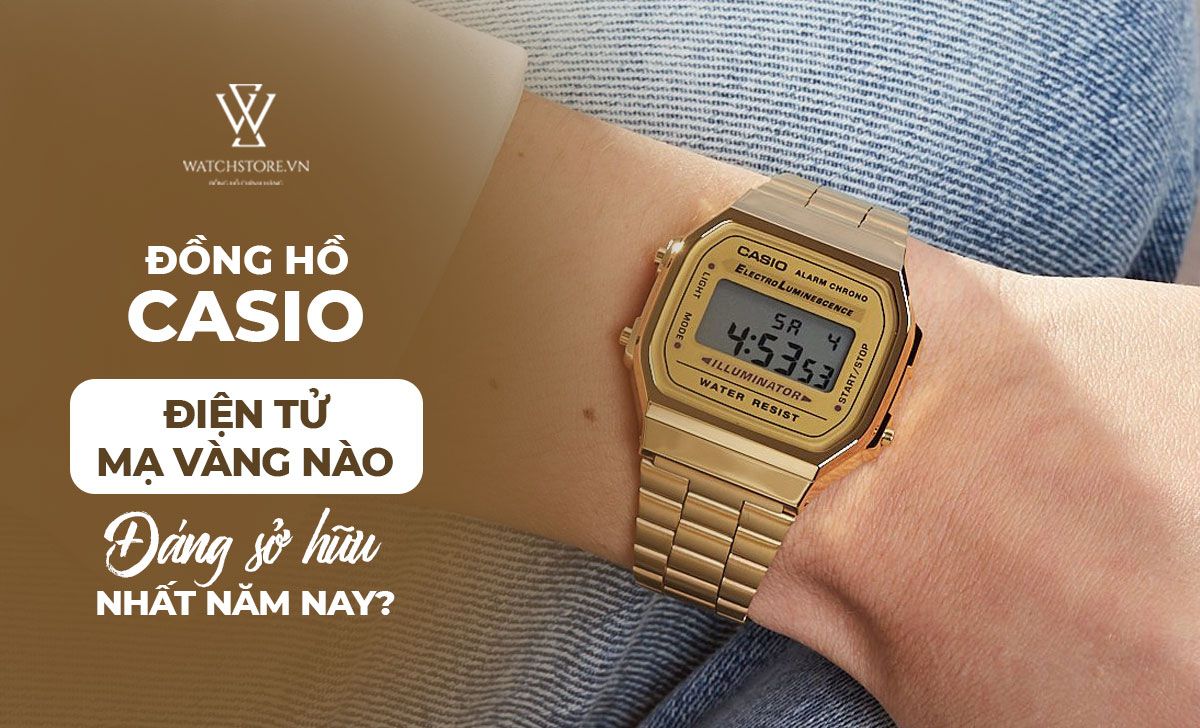 Đồng hồ Casio điện tử mạ vàng nào đáng sở hữu nhất năm nay? - Ảnh 1