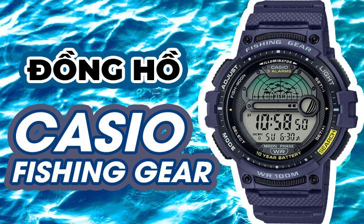 Những mẫu đồng hồ câu cá Casio Fishing Gear bán chạy nhất hiện nay - Ảnh 1