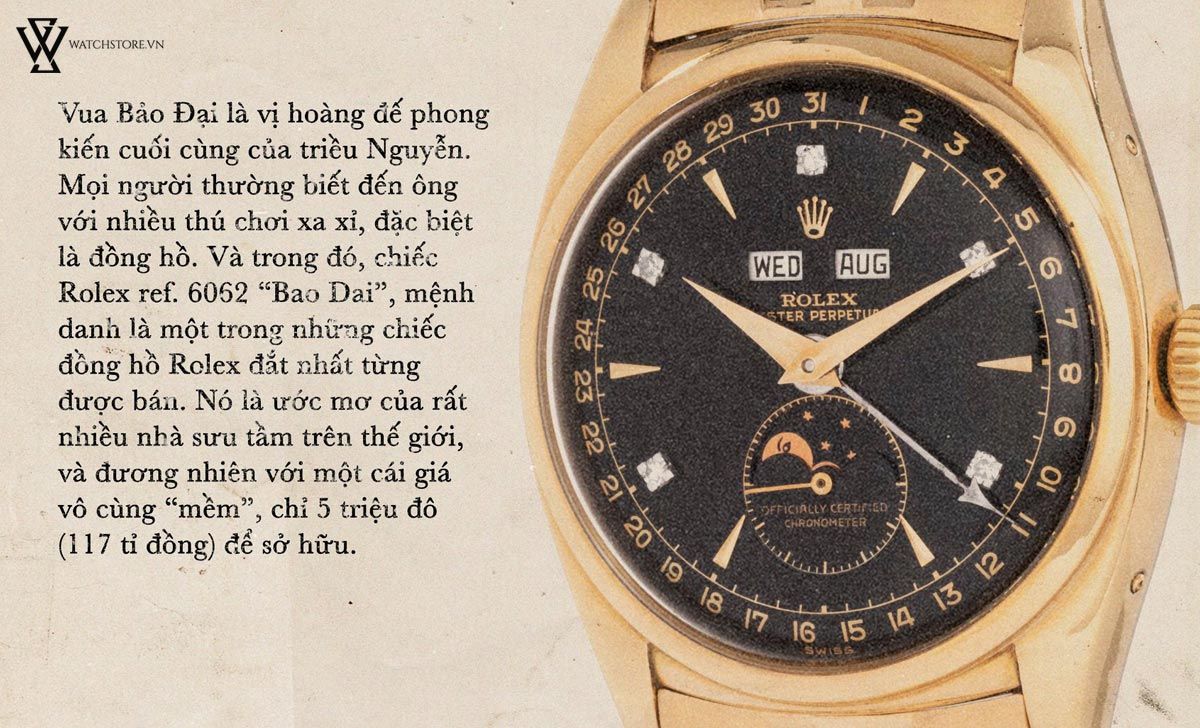 Đồng hồ Rolex của vua Bảo Đại sẽ lập kỷ lục thế giới? - 12.05.2017, Sputnik  Việt Nam