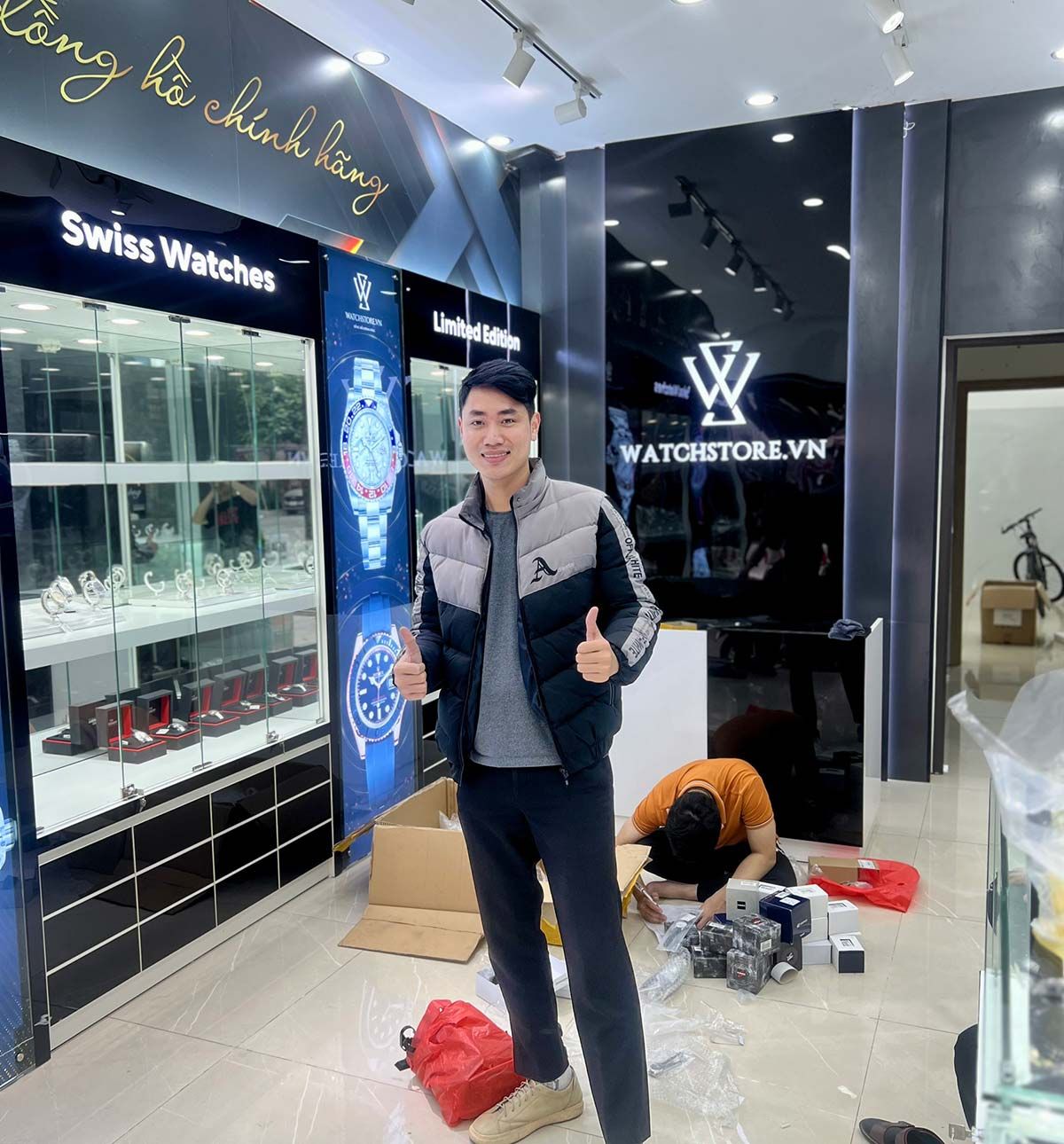 Quá trình thi công cửa hàng WatchStore thứ 4 tại 58 Trần Đăng Ninh, Cầu Giấy, Hà Nội - Ảnh 8