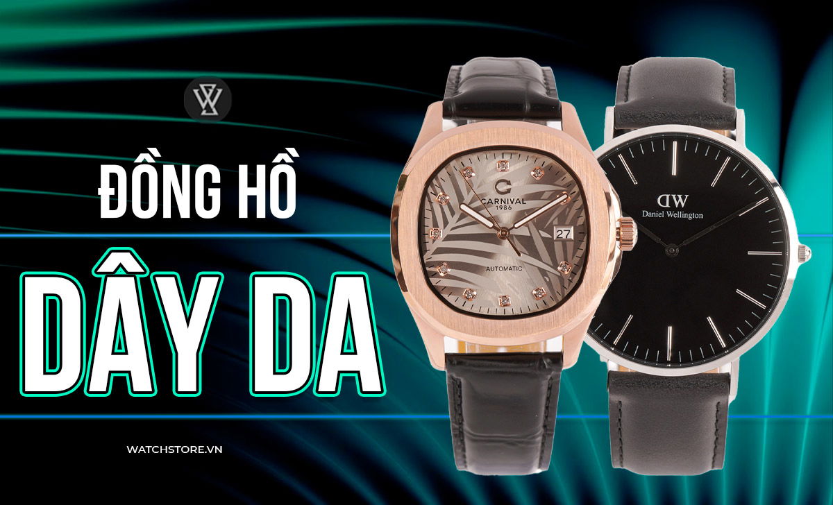 Đồng hồ dây da 1 Đồng hồ dây da