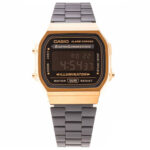 Casio 38.6 × 36.3 mm Unisex A168WEGB-1BDF - Ảnh 1