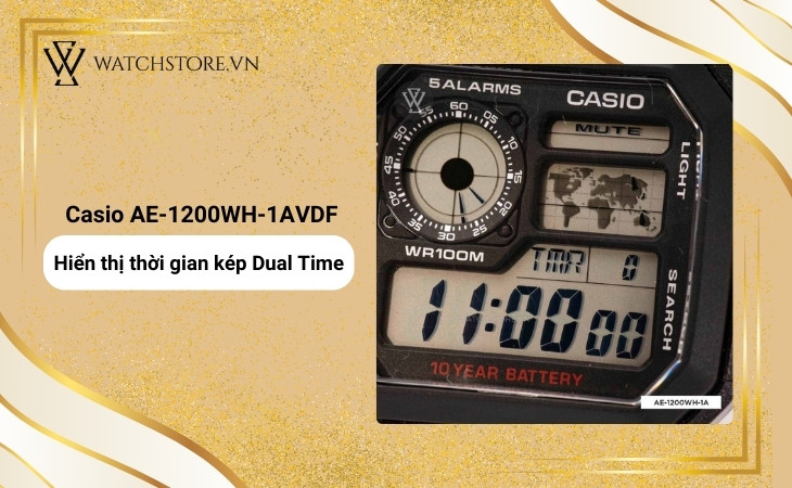  hiển thị 2 khung giờ khác nhau