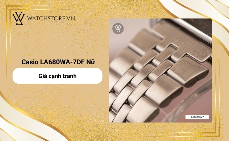 Casio LA680WA-7DF chính hãng có mức giá dễ chịu
