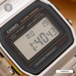 Casio 36.8 × 33.2 mm Unisex A158WA-1DF - Ảnh 3