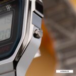 Casio 36.8 × 33.2 mm Unisex A158WA-1DF - Ảnh 4