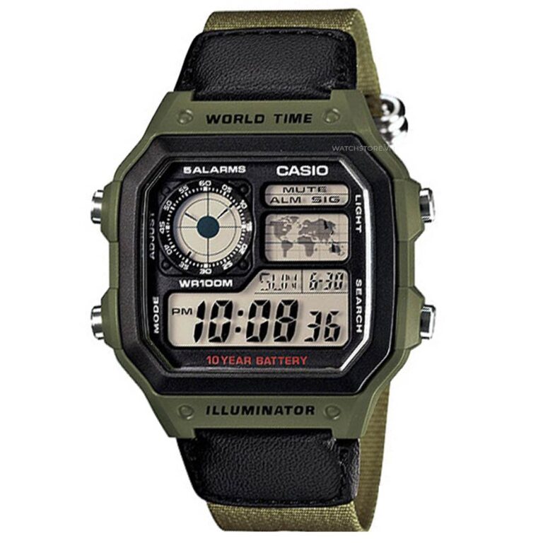 Casio 45 × 42.1 mm Nam AE-1200WHB-3BVDF