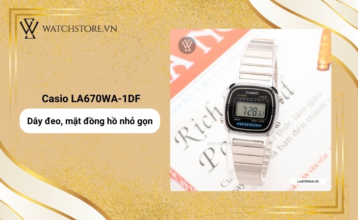 dây đeo nhỏ phù hợp với cổ tay chị em