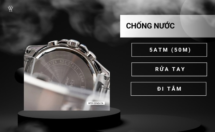 Đồng hồ có thể dùng trong việc rửa tay, đi mưa nhẹ