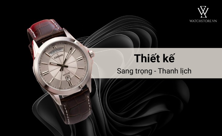 Thiết kế của đồng hồ rất sang trọng, cổ điển