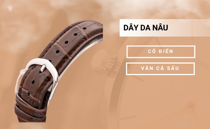 Họa tiết vân cá sấu tô thêm điểm nhấn