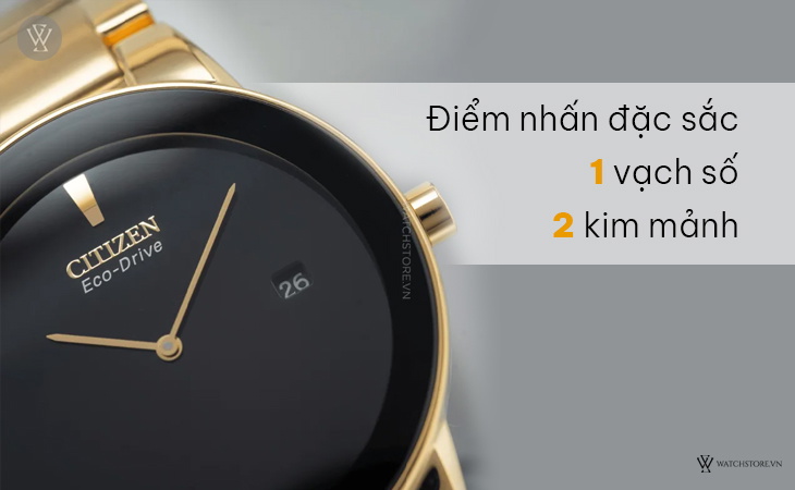 Citizen AU1062-56E 1 vạch số 2 kim