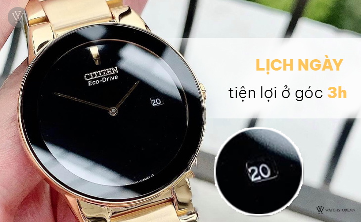 Citizen AU1062-56E lịch ngày góc 3h