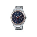 Casio 43.5mm Nam MTP-1374D-2A2VDF - Ảnh 1