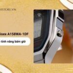 Casio 36.8 × 33.2 mm Unisex A158WA-1DF - Ảnh 10