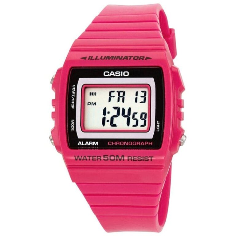 Casio 48.1 × 47.1 mm Unisex W-215H-4AVDF