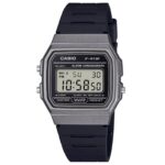 Casio 38.2 × 35.2 mm Nam F-91WM-1BDF - Ảnh 1