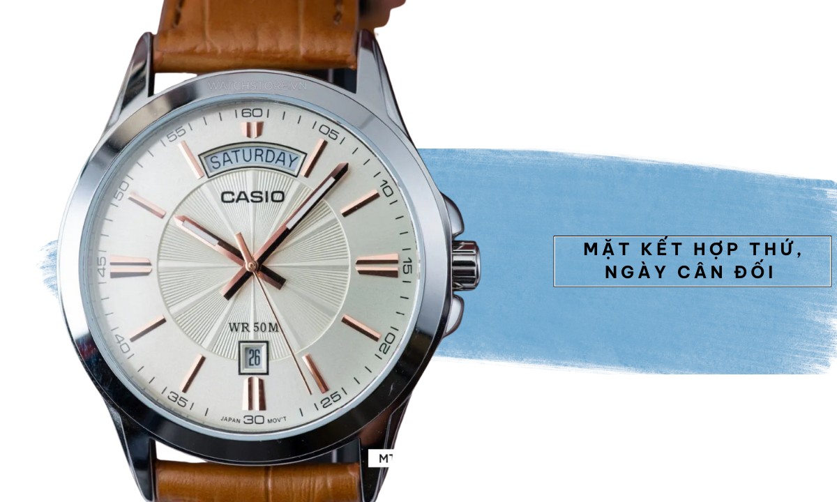 Mặt đồng hồ kế hợp thứ, ngày cân đối 