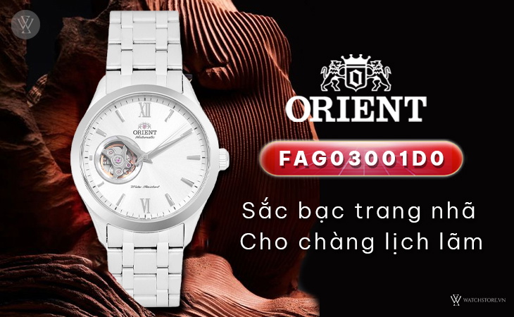 Orient FAG03001W0 sắc bạc trang nhã