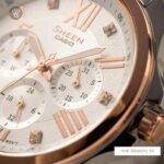 Casio 39.3mm Nữ SHE-3806SPG-7AUDR - Ảnh 4