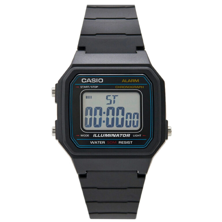 Casio 43.1 × 41.2 mm Nam W-217H-1AVDF