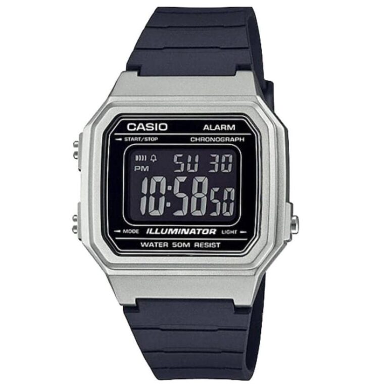 Casio 43.1 × 41.2 mm Nam W-217HM-7BVDF