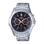 Casio 46.6mm Nam MTP-E204D-1A - Ảnh 1