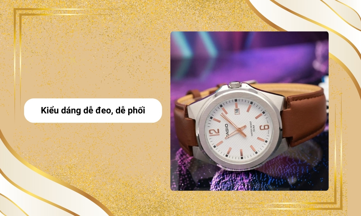 kiểu dáng dễ đeo