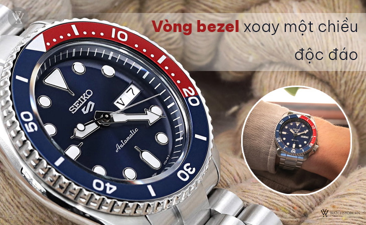 Seiko SRPD53K1 vòng bezel xoay một chiều