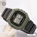 Casio 44.4 × 43.2 mm Nam W-218H-3AVDF - Ảnh 2