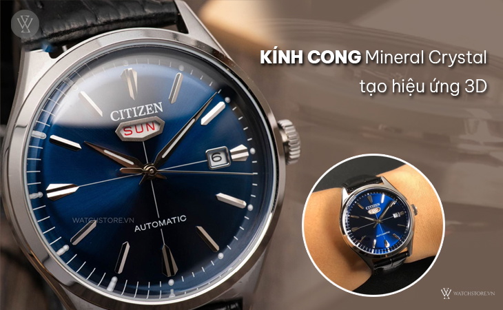Citizen NH8390-20L kính cong 3D