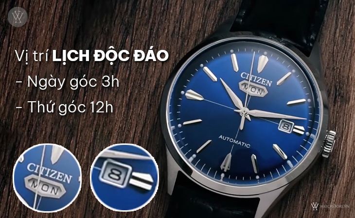 Citizen NH8390-20L lịch độc đáo