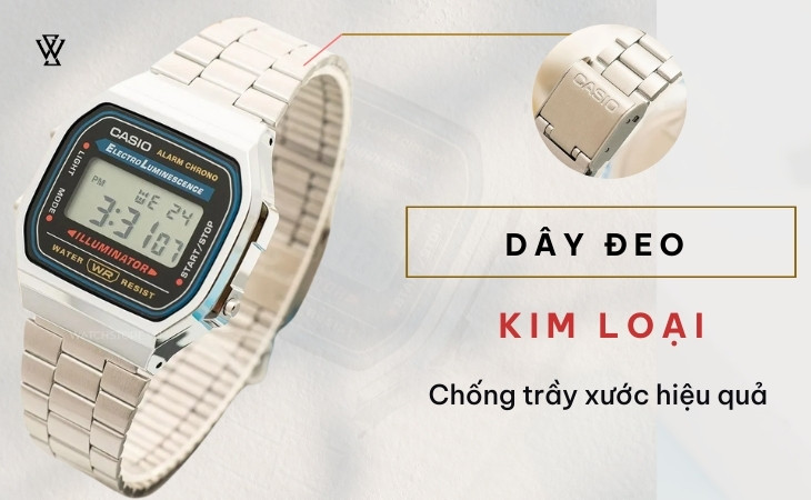 dây đeo đồng hồ bằng kim loại 