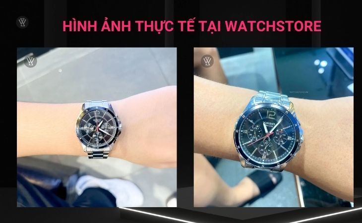 Hình ảnh của khách hàng khi mua đồng hồ MTP-1374D-1AVDF tại WatchStore