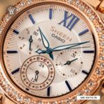 Casio 36mm Nữ SHE-3061PG-7BUDF - Ảnh 3