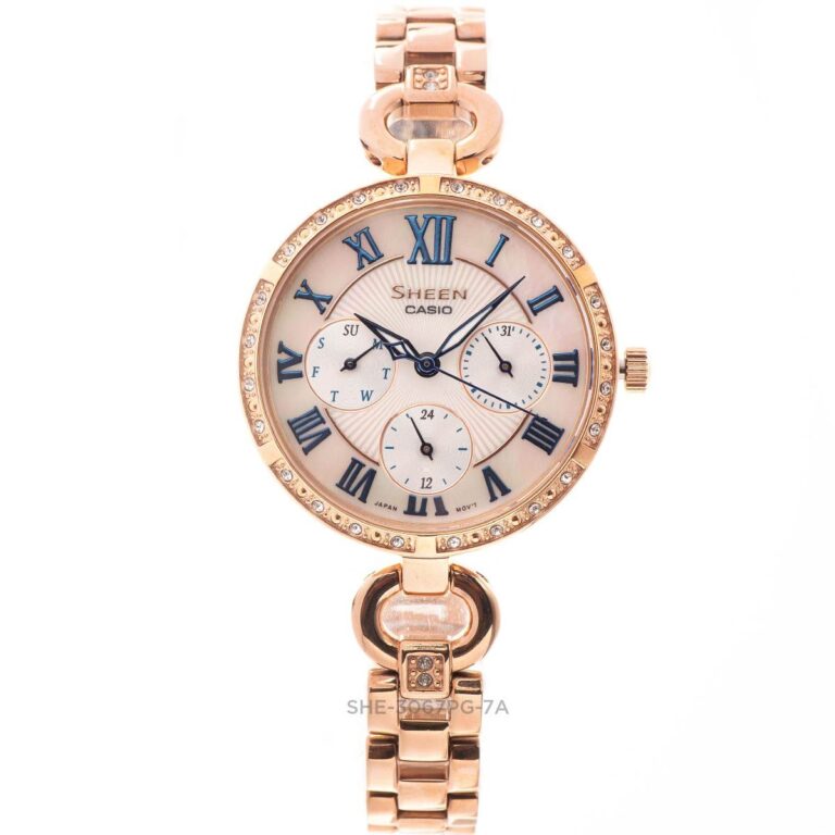 Casio 32mm Nữ SHE-3067PG-7AUDF
