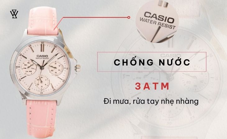 khả năng chống nước lên đến 3ATM