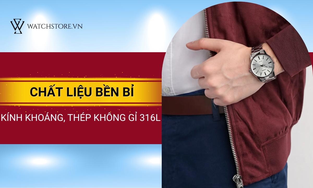 Mặt kính khoáng 40mm sở hữu độ trong suốt cao