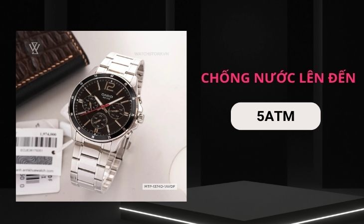Chống nước lên đến 5ATM 