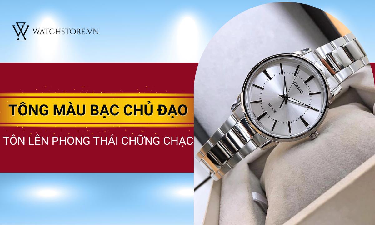 Với tông màu bạc chủ đạo, phụ kiện rất dễ phối đồ