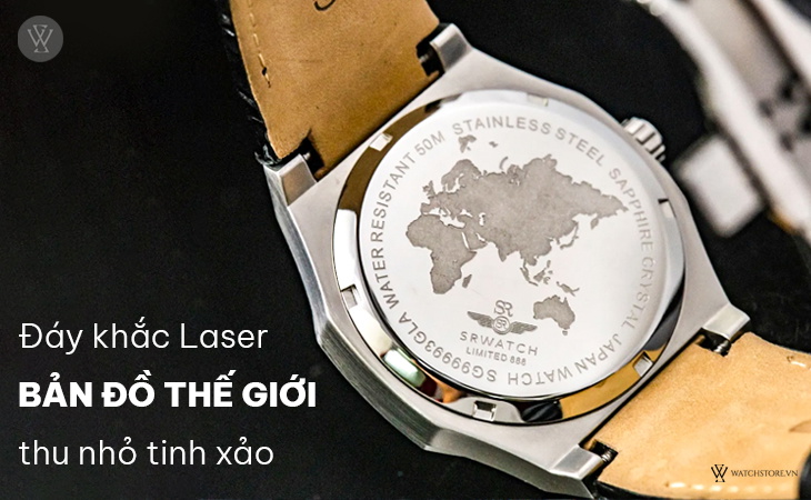 SRWatch SG99993.4102GLA đáy khắc Laser bản đồ