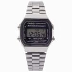 Casio 38.6 × 36.3 mm Nam A168WGG-1BDF - Ảnh 1