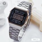 Casio 38.6 × 36.3 mm Nam A168WGG-1BDF - Ảnh 2