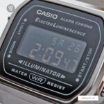 Casio 38.6 × 36.3 mm Nam A168WGG-1BDF - Ảnh 3