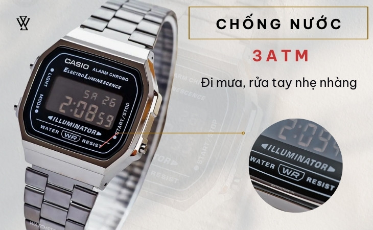 Khả năng chống nước lên đến 3ATM