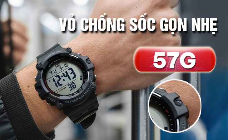 đồng hồ chống sốc 57g