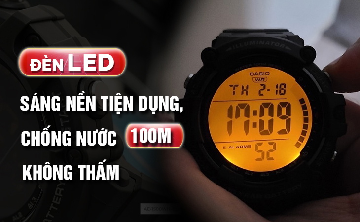 đèn led siêu sáng, chống nước 10 atm