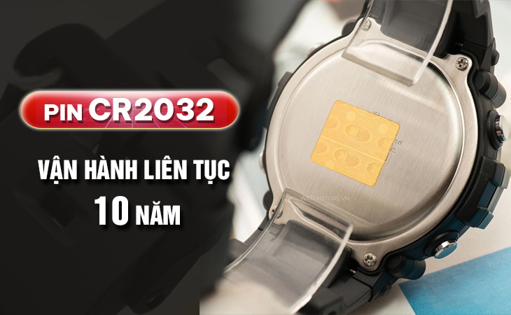 tuổi thọ pin xấp xỉ 10 năm