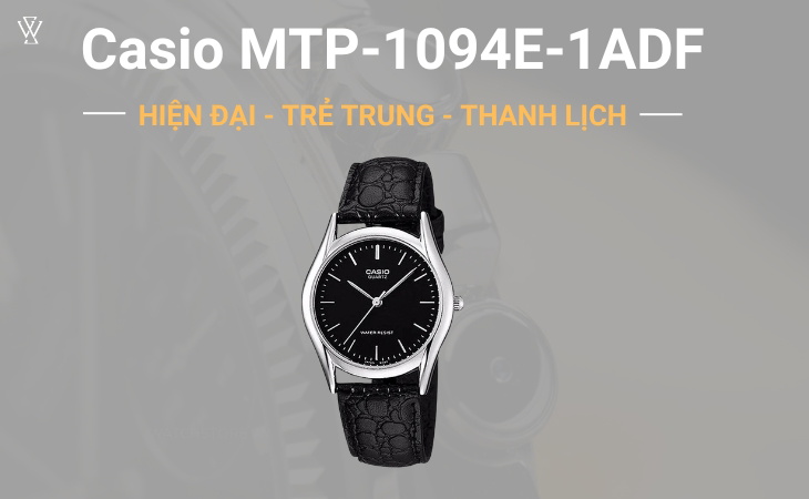 thiết kế của đồng hồ nam Casio MTP-1094E-1ADF